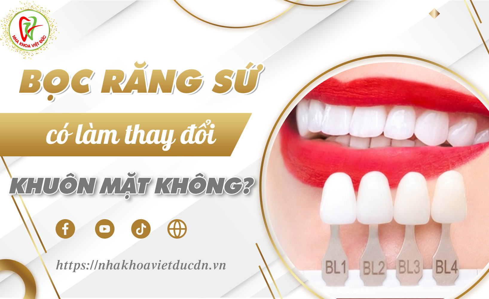 BỌC RĂNG SỨ CÓ LÀM THAY ĐỔI KHUÔN MẶT KHÔNG?